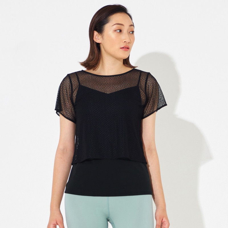 ☆レースレイヤードトップ 商品ページ | チャコットオンラインショップ