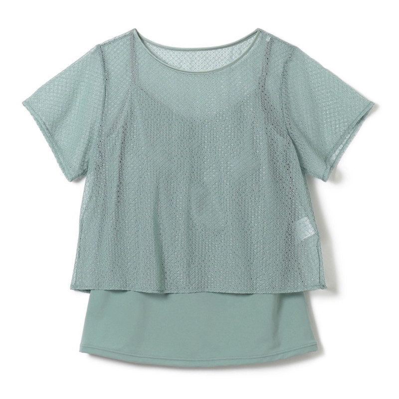 ☆レースレイヤードトップ 商品ページ | チャコットオンラインショップ