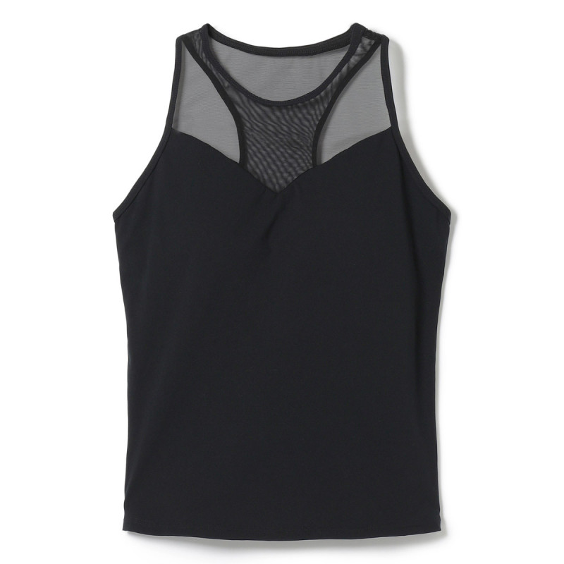 ★メッシュコンビトップ(ブラック-S)