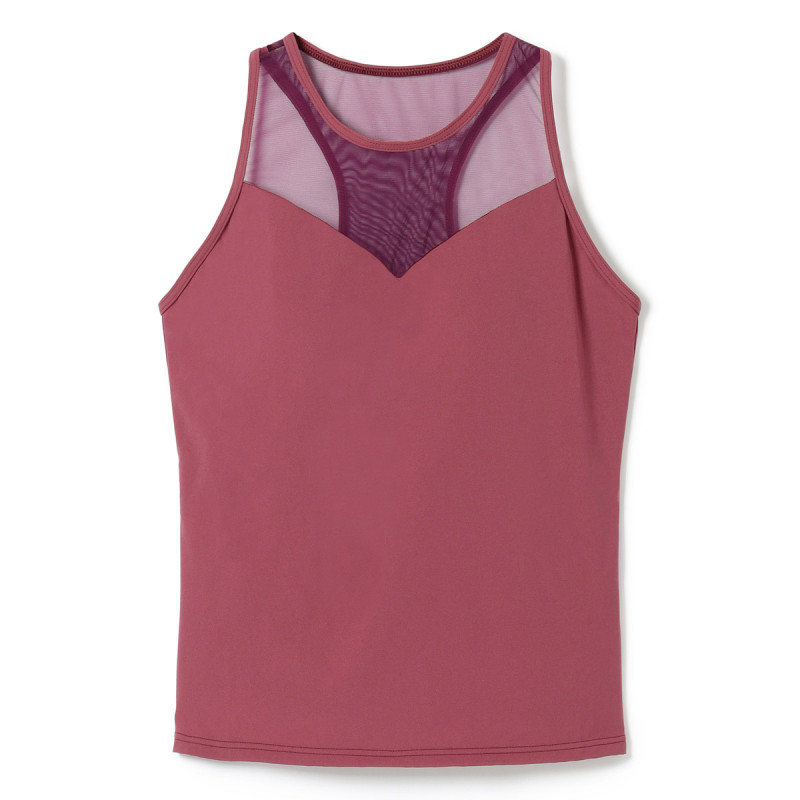 ★メッシュコンビトップ(プラム-S)