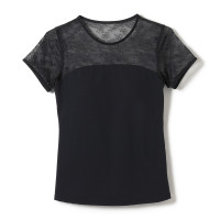 レースコンビトップ(ブラック-S)