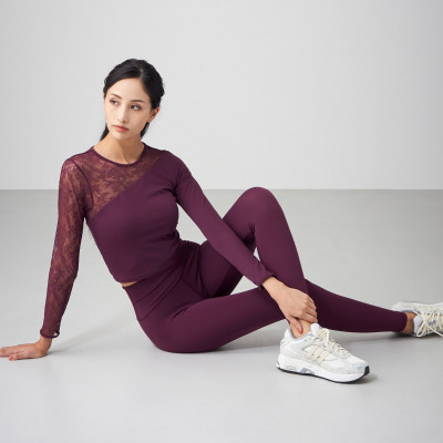 レースコンビアシンメトリートップ