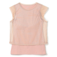 ★ラメチュールレイヤードトップ(ヨーロピアンピンク-M)