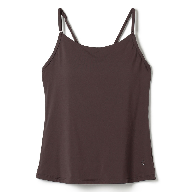 スキンロングトップ【C BASIC】(ダークブラウン-S)