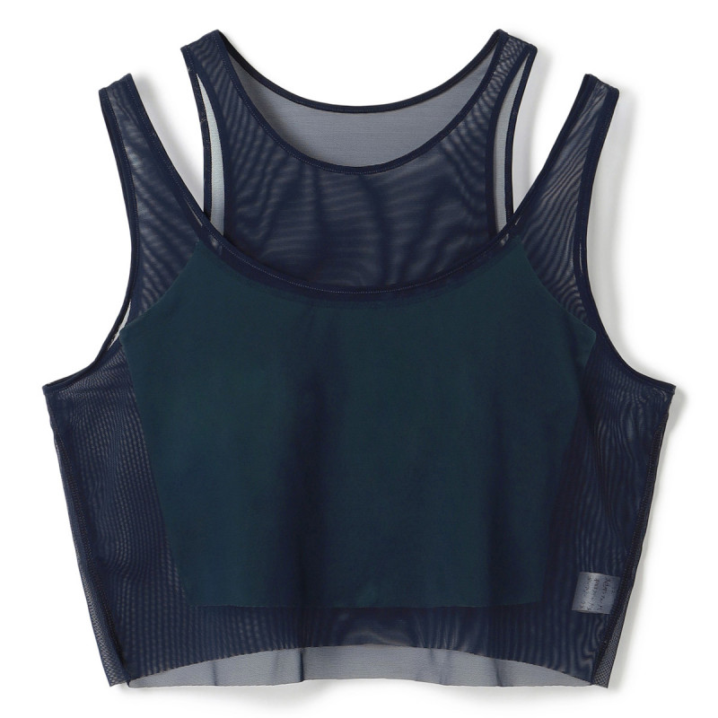 ZENメッシュレイヤードブラトップ(ピーコックグリーン-S)