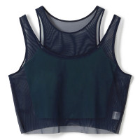 ZENメッシュレイヤードブラトップ(ピーコックグリーン-S)