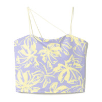 Playful フラワーブラトップ(ラベンダープリント-S)