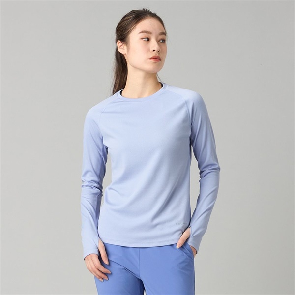 ランナーズロングスリーブTシャツ(ヒヤシンス-M)