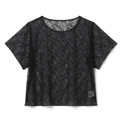 4958 Chacott チャコット　長袖Tシャツ　異素材　レース　社交ダンス Chacott チャコット｜社交ダンス衣装通販のダンスファッション マツヤ