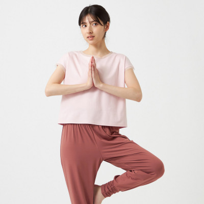 ★チュールコンビクロップドＴシャツ