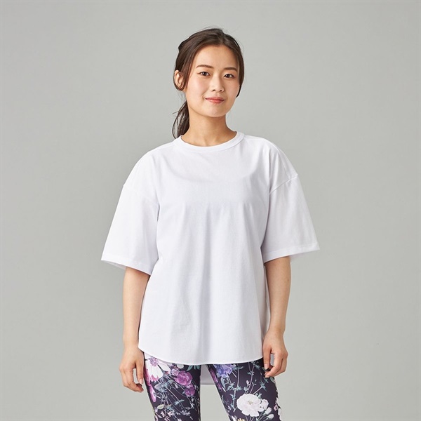 HandsomeCotton チュールTシャツ(ホワイト-M)
