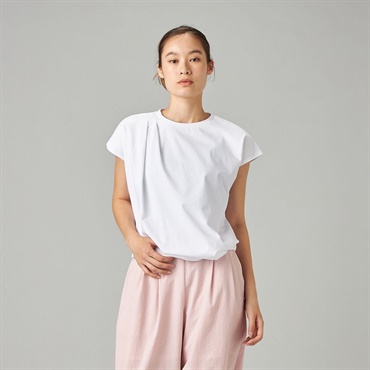 HandsomeCotton ドレープTシャツ