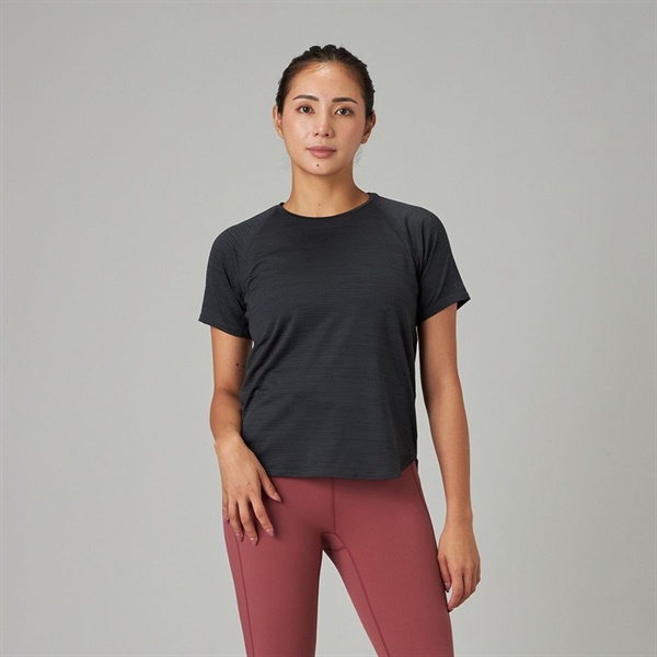 ドライストレッチTシャツ(ダークグレー-M)