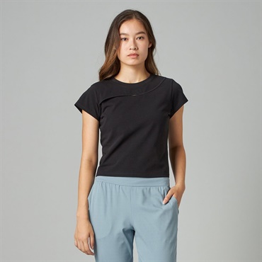 HandsomeCotton カットアウトTシャツ