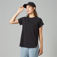 HandsomeCotton チューリップTシャツ(ブラック-M)