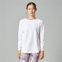 HandsomeCotton 長袖Tシャツ(ホワイト-M)