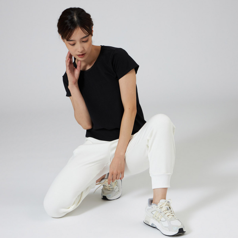 チュールアクセントTシャツ