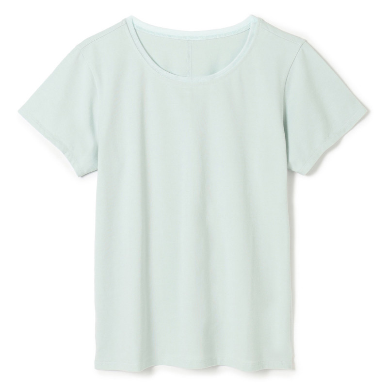 チュールアクセントTシャツ(アイスグリーン-M)