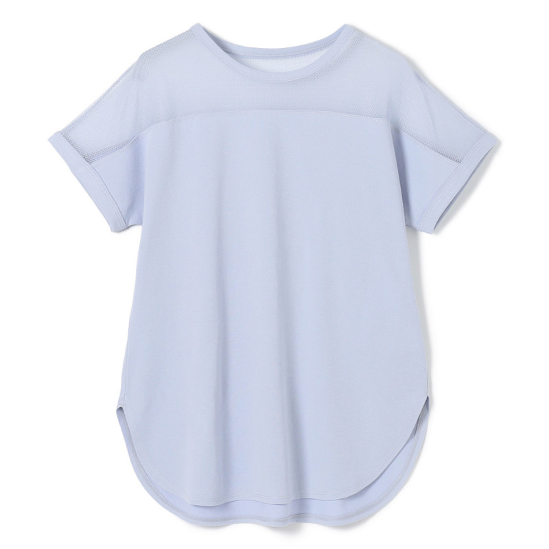 レースコンビ半袖Tシャツ(ヒヤシンス-M)