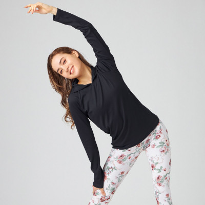 ★リブフーデッドＴシャツ