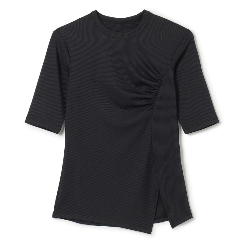 ☆リブ5分袖Tシャツ 商品ページ | チャコットオンラインショップ