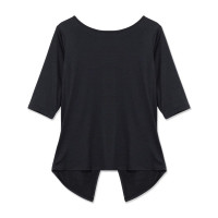 ドライストレッチデザインTシャツ(ダークグレー杢-M)