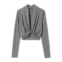 ドライストレッチカシュクール(グレー杢-M)