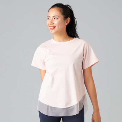 チュールコンビロングTシャツ