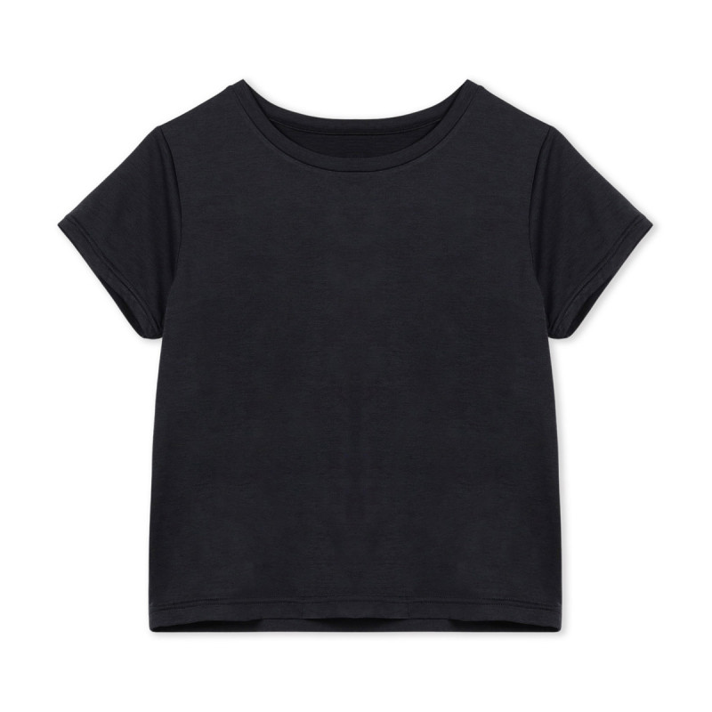 ドライストレッチリフレクターTシャツ(ダークグレー杢-M)