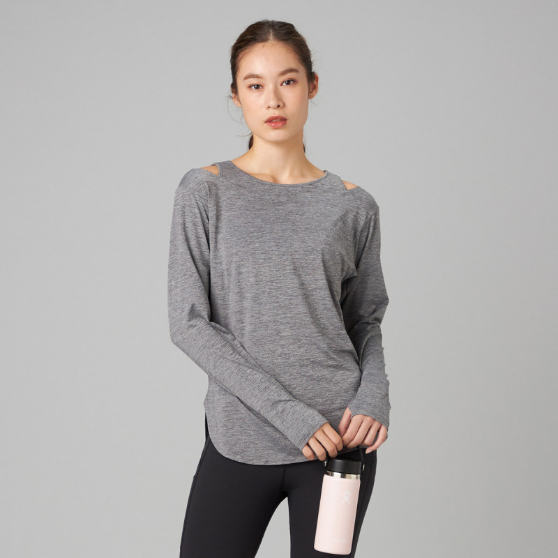 ドライストレッチリフレクター長袖Tシャツ