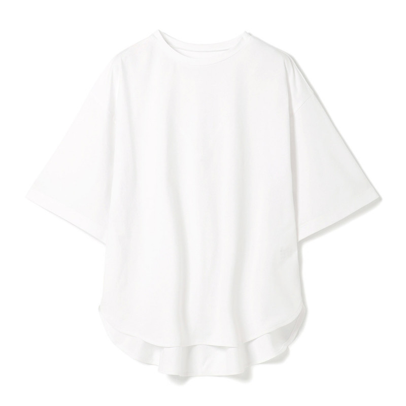 EasyCare+ オーバーTシャツ(ホワイト-M)