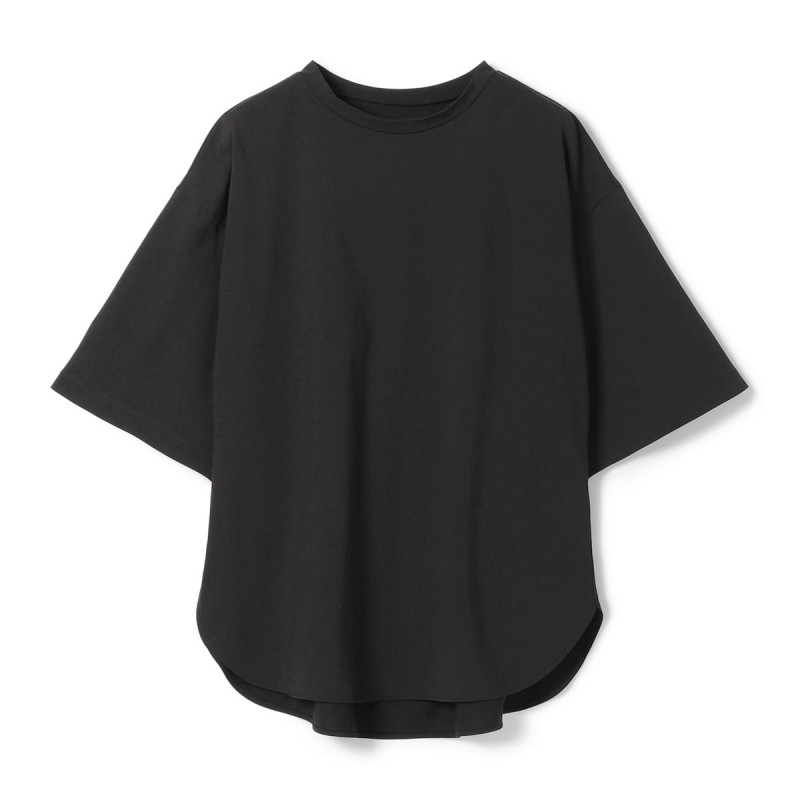 EasyCare+ オーバーTシャツ(ブラック-M)