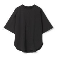 EasyCare+ オーバーTシャツ(ブラック-M)