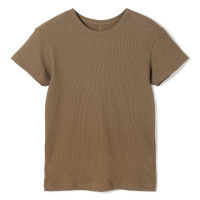★ＬｏｖｅＣｏｔｔｏｎ　リブＴシャツ(カーキ-M)