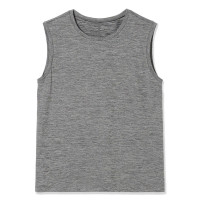 ドライストレッチタンクトップ(グレー杢-M)