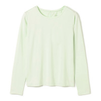 ドライストレッチ長袖Tシャツ(ライムグリーン-M)