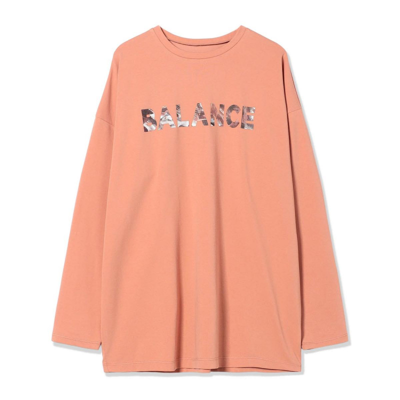 HandsomeCotton ロゴTシャツ(サーモンピンク-M)