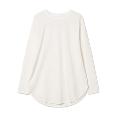 HandsomeCotton ロングスリーブTシャツ(ホワイト-M)