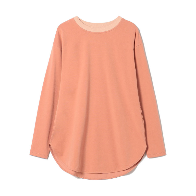 HandsomeCotton ロングスリーブTシャツ(サーモンピンク-M)