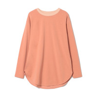HandsomeCotton ロングスリーブTシャツ(サーモンピンク-M)