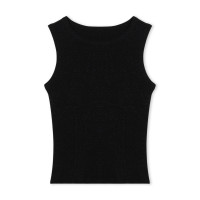 ホリデーラメタンクトップ(ブラック-M)