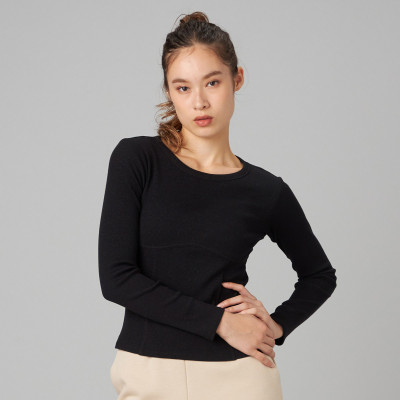 ホリデーラメロングスリーブTシャツ
