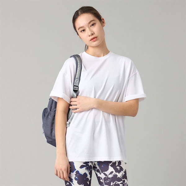 Handsome Cotton オーバーTシャツ(ホワイト-M)