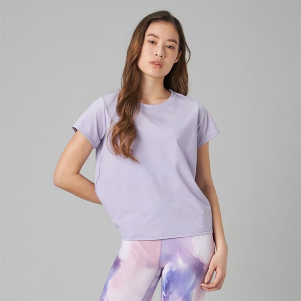 EasyCare+Ｔシャツ(モーブ-M)