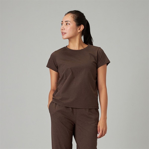 EasyCare+ Tシャツ(ブラウン-M)