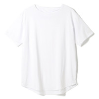 ★ドライストレッチカットアウトＴシャツ(ホワイト-M)