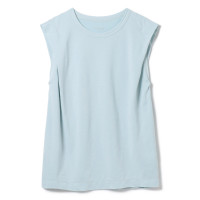 HandsomeCotton ノースリーブTシャツ(アイスグリーン-M)