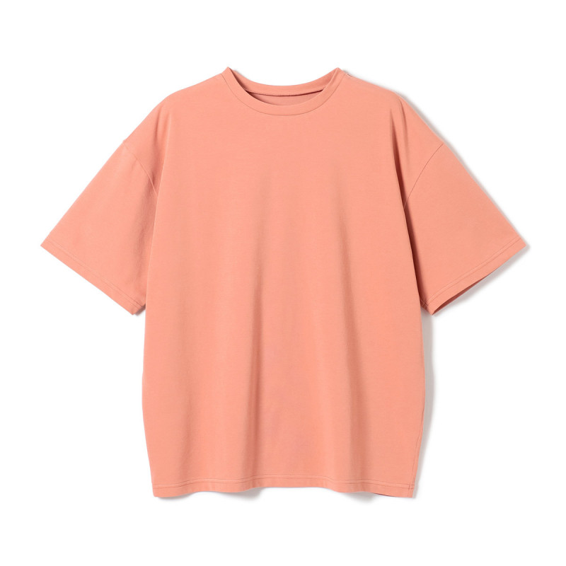 HandsomeCotton オーバーTシャツ(サーモンピンク-M)