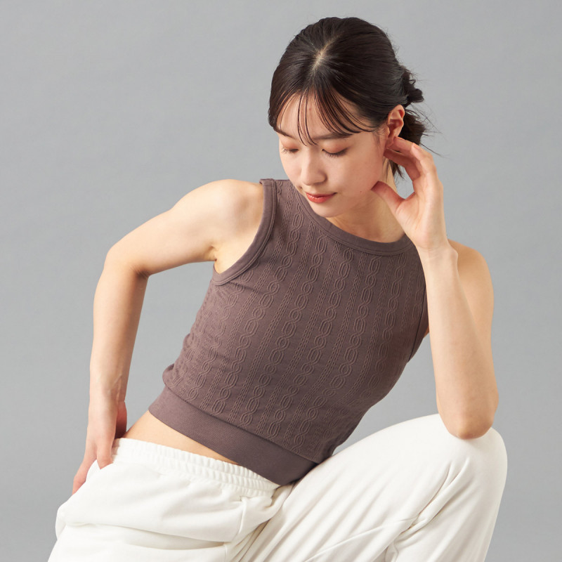 ケーブルニットタンクトップ 商品ページ | チャコットオンラインショップ