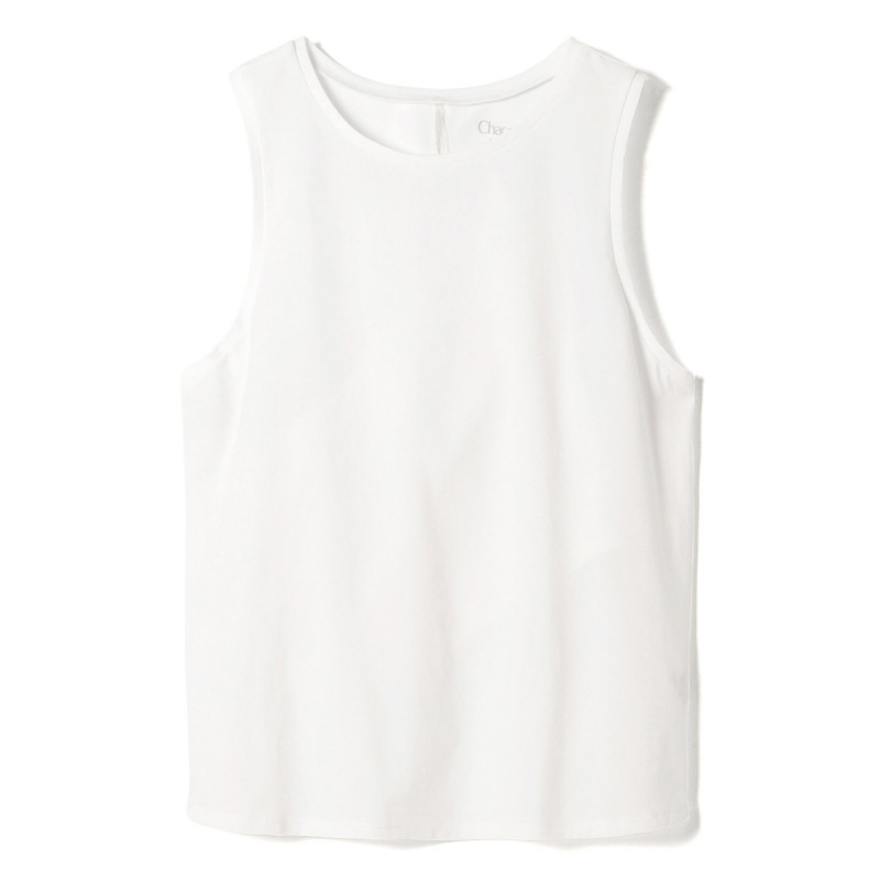 EasyCare+ デザインタンクトップ(ホワイト-M)